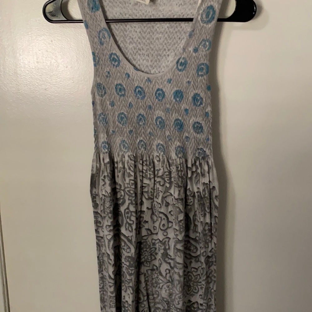 Soft swingy tank dress with fun pattern